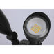 Brentwood LED 7.17 inch Black Outdoor Security Light