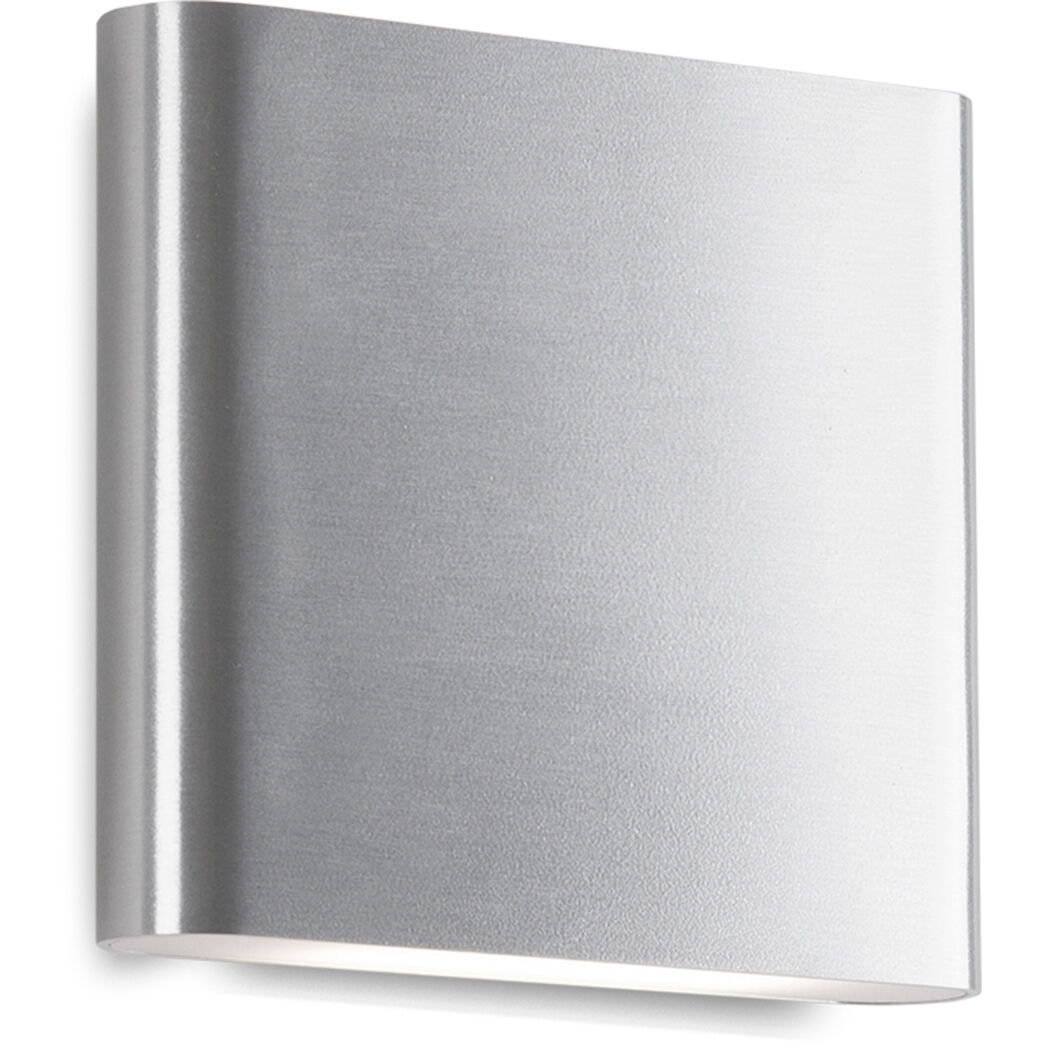 Slate All-terior Wall Light in Brushed Nickel