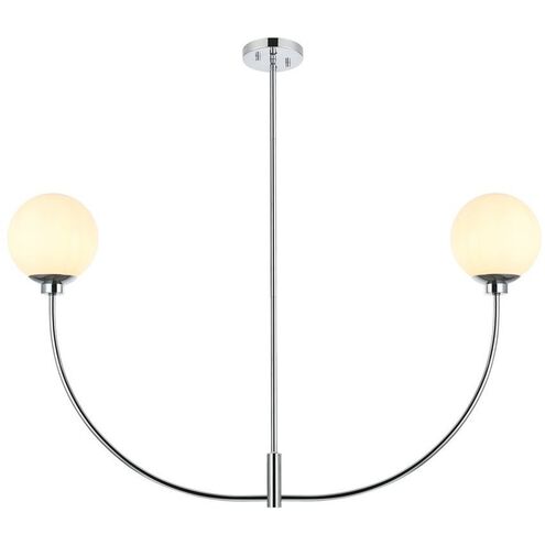 Nyomi 2 Light 42 inch Chrome Chandelier Ceiling Light
