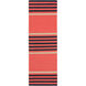 Oxford 96 X 30 inch Coral, Ink, Light Gray Rug