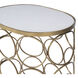 Butler Loft Talulah Oval Marble 21 X 20 inch Metalworks Accent Table