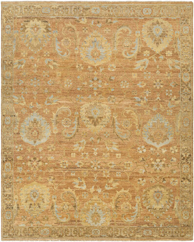 Ghazni 120 X 96 inch Burnt Orange Rug, Rectangle