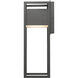 Barwick LED 18.25 inch Black Outdoor Wall Light