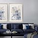 Florals Collection Blue Framed Art
