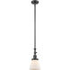 Franklin Restoration Cone 1 Light 6 inch Oil Rubbed Bronze Mini Pendant Ceiling Light in Incandescent, Matte White, Franklin Restoration
