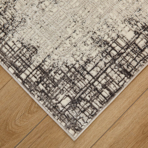 Greta 94 X 32 inch Silver Rug in 2 x 8