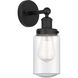 Dover 1 Light 6.5 inch Matte Black Sconce Wall Light
