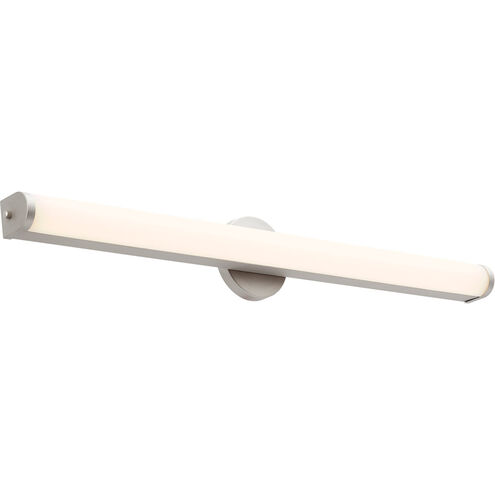 Fort Worth LED 35 inch Satin Nickel Bath Vanity Wall Light