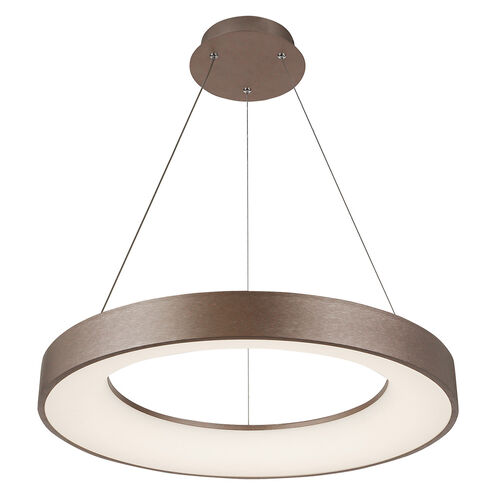 EVOLV LED 19 inch Light Bronze Pendant Ceiling Light, Sway Family