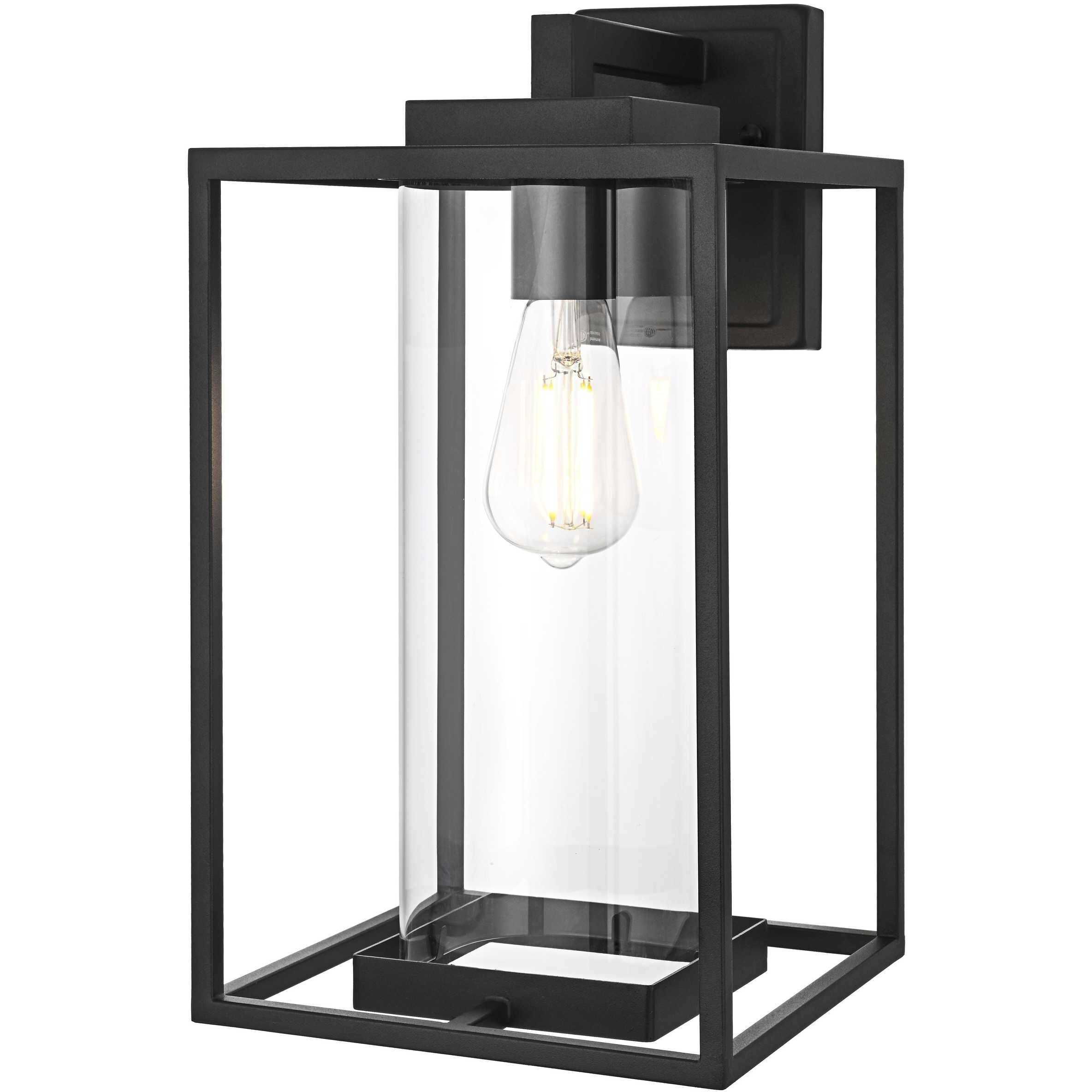 Memphis 1 Light 17 inch Black Outdoor Wall Sconce