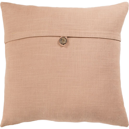 Penelope 20 X 20 inch Dusty Coral Pillow Kit, Square