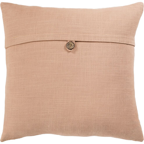 Penelope 20 X 20 inch Dusty Coral Pillow Kit, Square