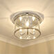 Payton 3 Light 15 inch Chrome Flush Mount Ceiling Light