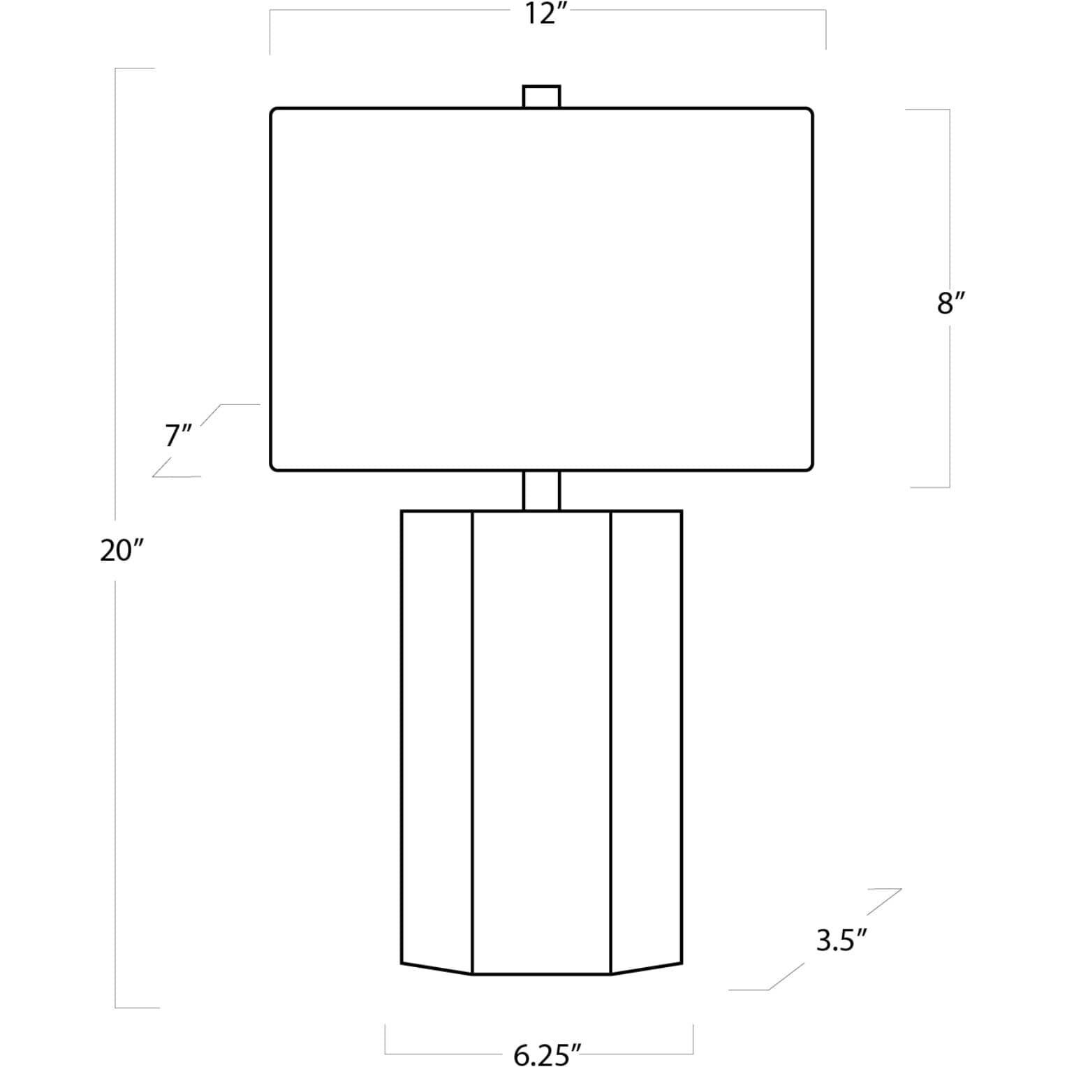 Grace 20 inch 60.00 watt Natural Stone Table Lamp Portable Light