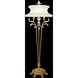 Beveled Arcs 72 inch 150 watt Gold Floor Lamp Portable Light
