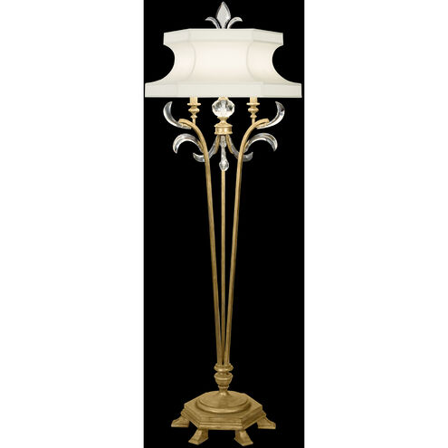 Beveled Arcs 72 inch 150 watt Gold Floor Lamp Portable Light