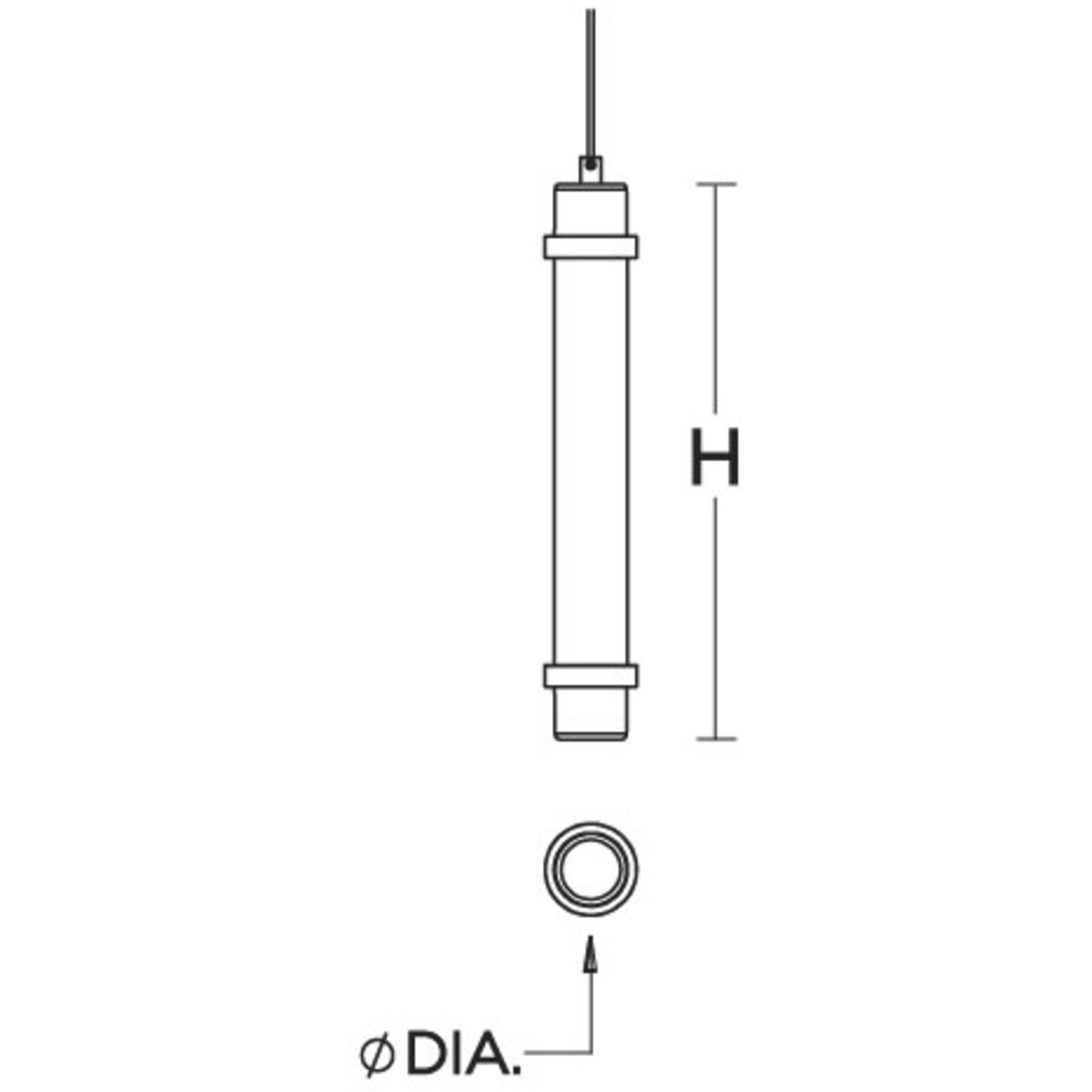 Miami LED 5.88 inch Polished Chrome Pendant Ceiling Light