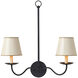 Tole Cream 6 inch Tapered Chandelier Shade