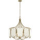 Panelist 5 Light 26 inch Brass Kisser Pendant Ceiling Light