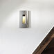 Hardy Island Luna 120v 4.00 watt Titanium Landscape Step Light in 2700K, Vertical