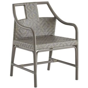 Newton Chartreaux Gray and Gray Outdoor Dining Chair