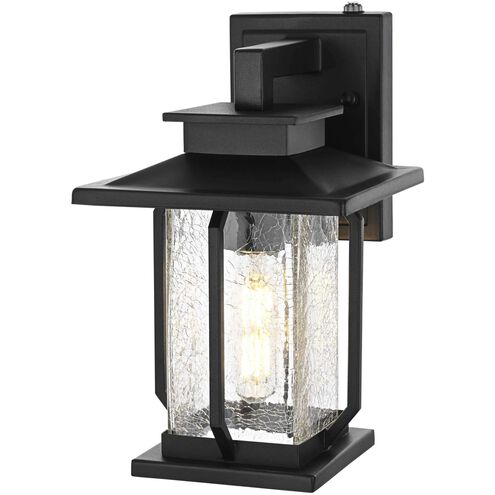 Salem 1 Light 12 inch Black Outdoor Wall Sconce