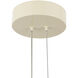 Void 15.75 inch Pearl White Pendant Ceiling Light