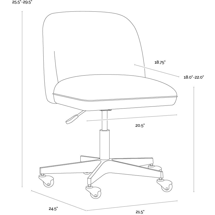 Kenna Belfast Oatmeal Office Chair