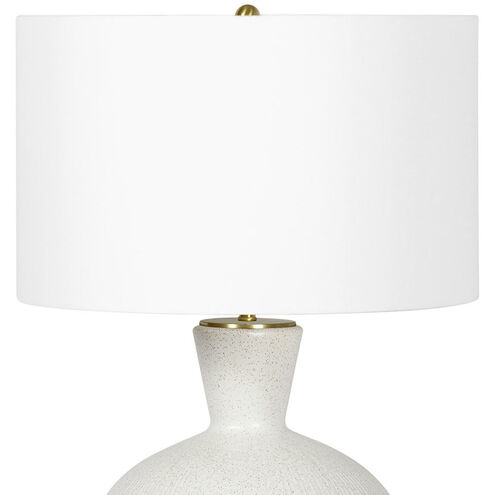 Reyka 26.5 inch 150.00 watt White Table Lamp Portable Light