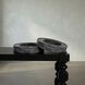 Kafka Black Marble Tray, Set of 2