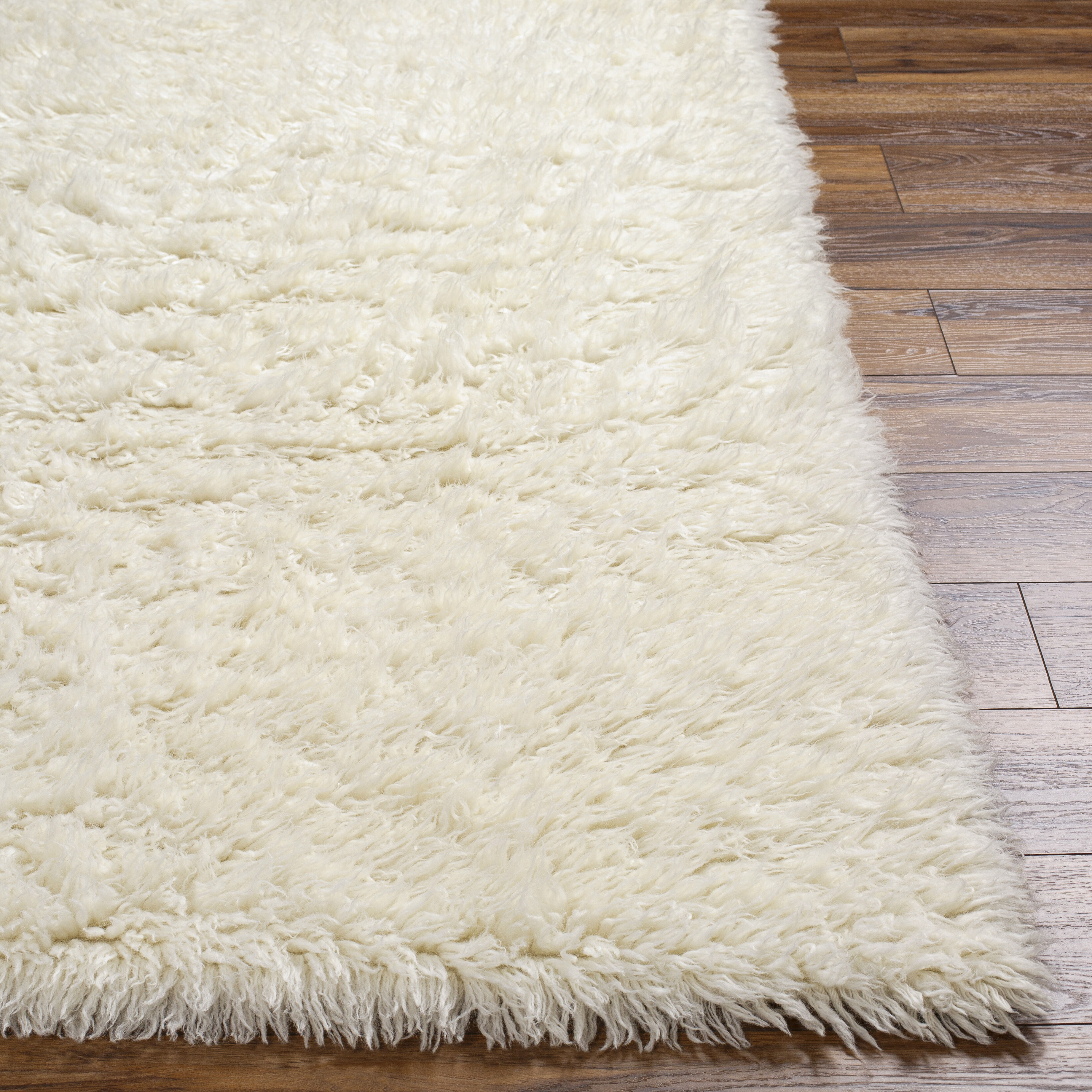 Alpaca 120 X 96 inch Cream Rug, Rectangle