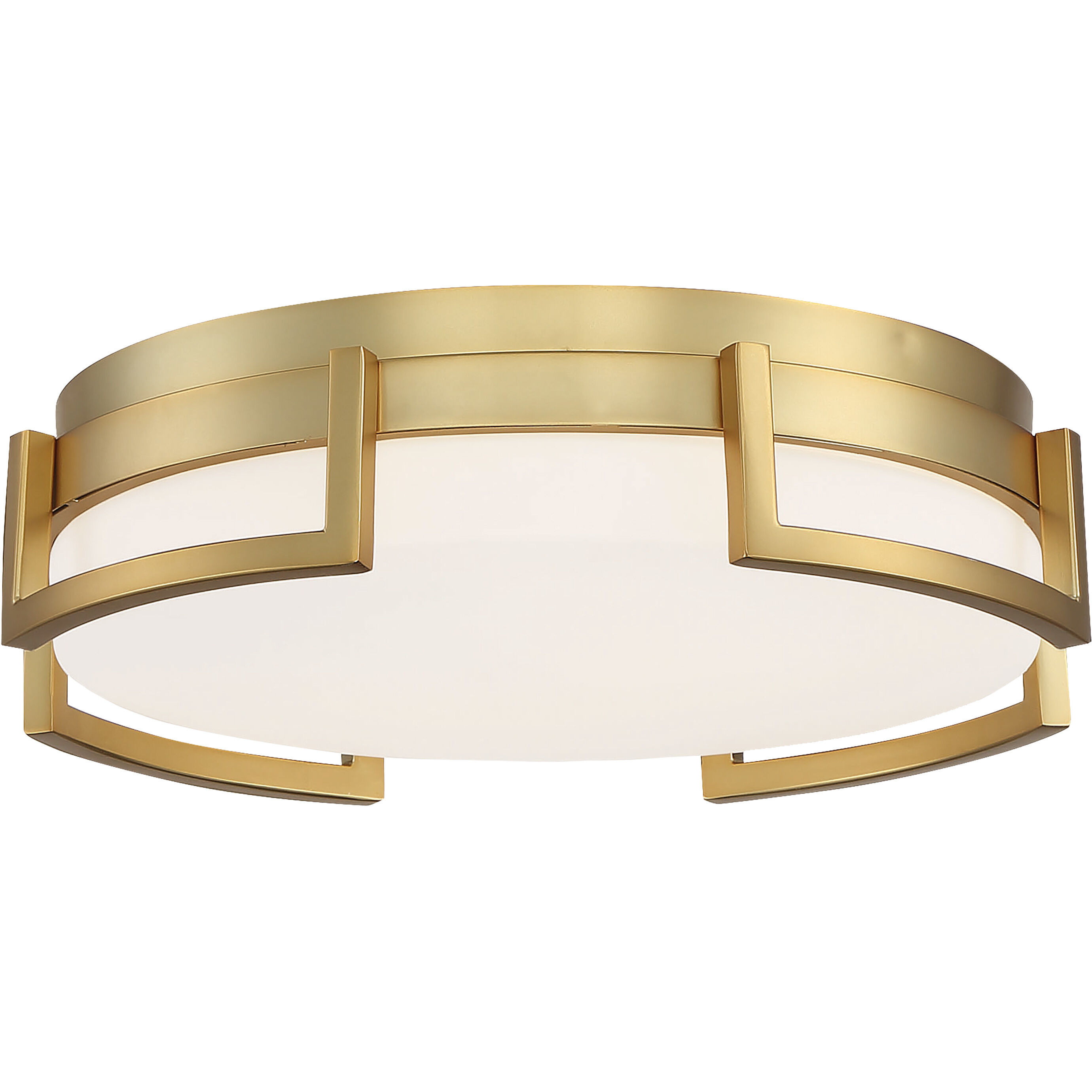Bezel Set 1 Light 15.00 inch Flush Mount