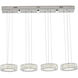 Canada LED 32 inch Chrome Island Lighting Ceiling Light