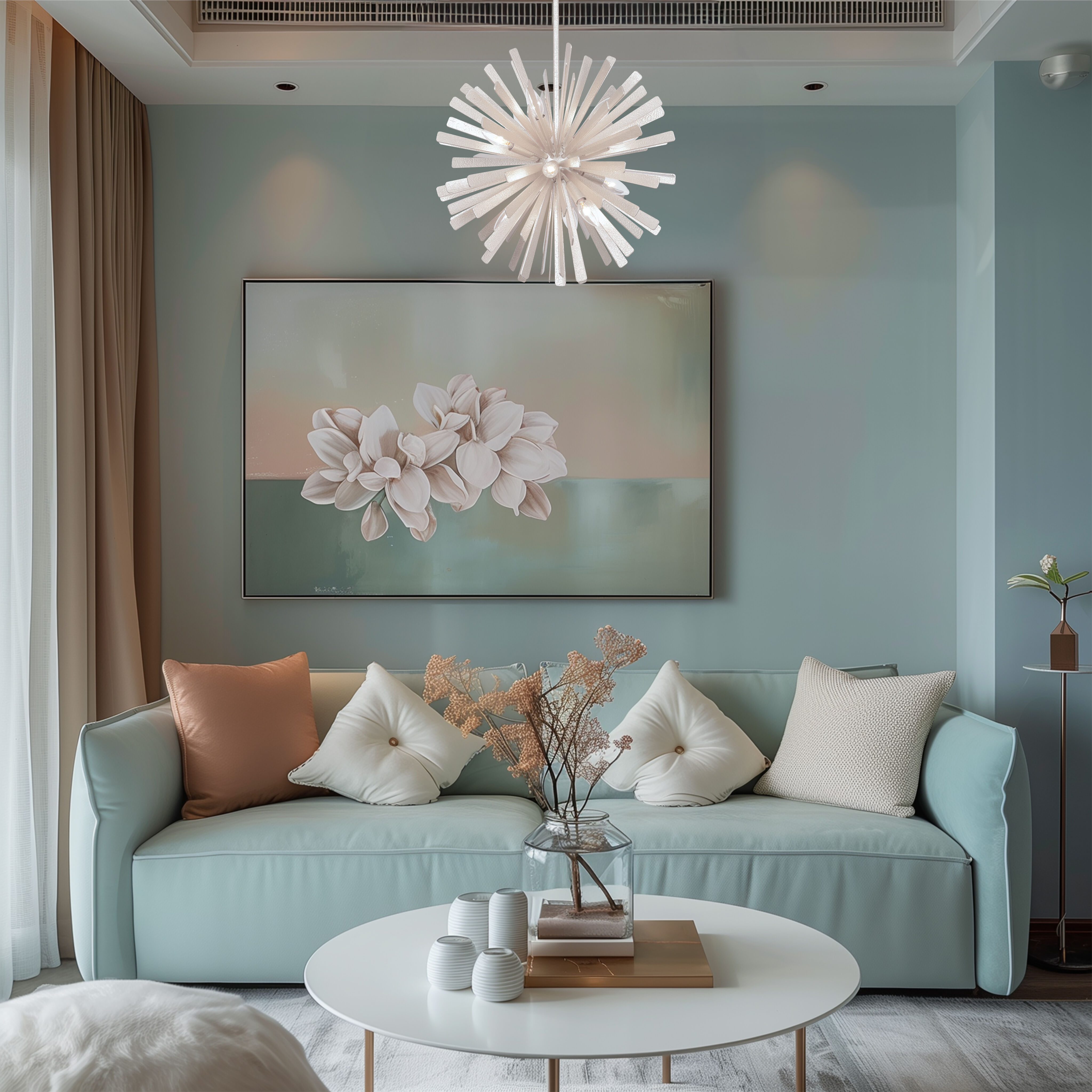 Confluence 12 Light 20 inch Piastra White Pendant Ceiling Light