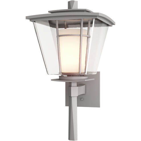 Beacon Hall 1 Light 17.6 inch Coastal Burnished Steel Outdoor Sconce