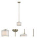 Signature 1 Light 7 inch Satin Nickel Mini Pendant Ceiling Light