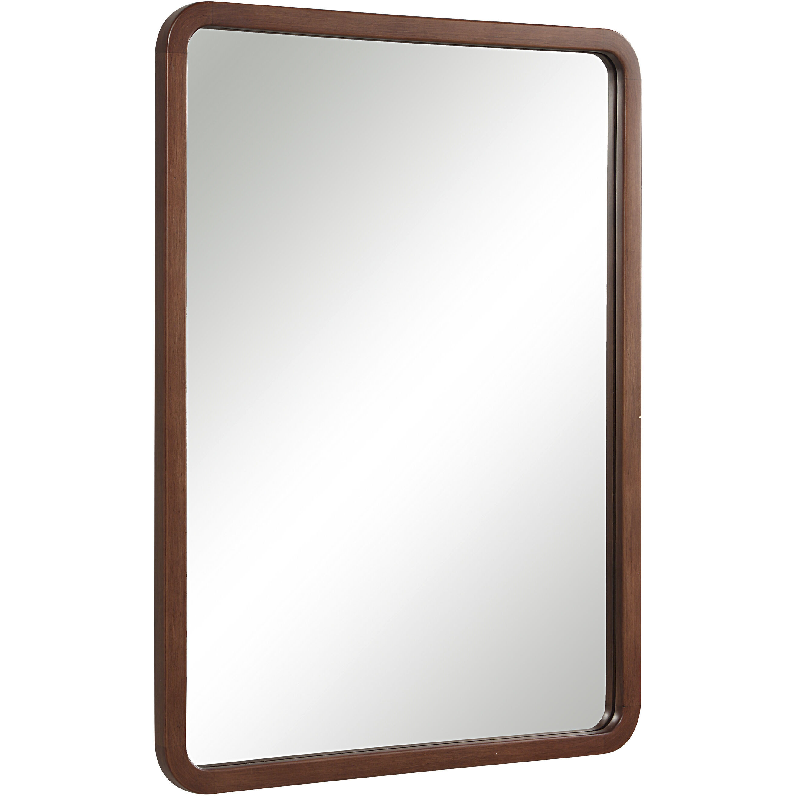 Tacna 30 X 22 inch Walnut Wall Mirror