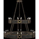Mirage 24 Light 50 inch Bronze Chandelier Ceiling Light