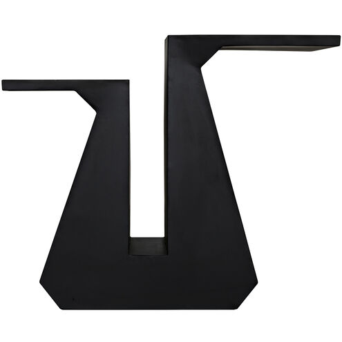 Gaston 30 X 25 inch Matte Black Console/Side Table