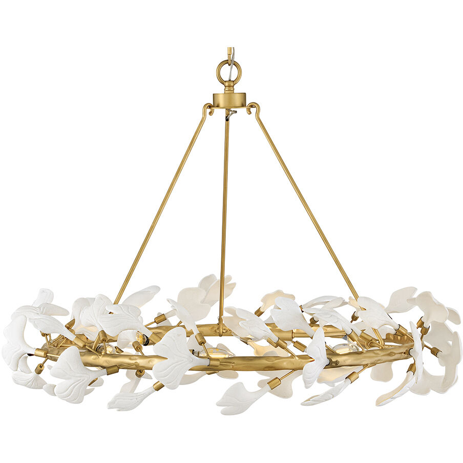 Audra 6 Light 36 inch Deluxe Gold Chandelier Ceiling Light