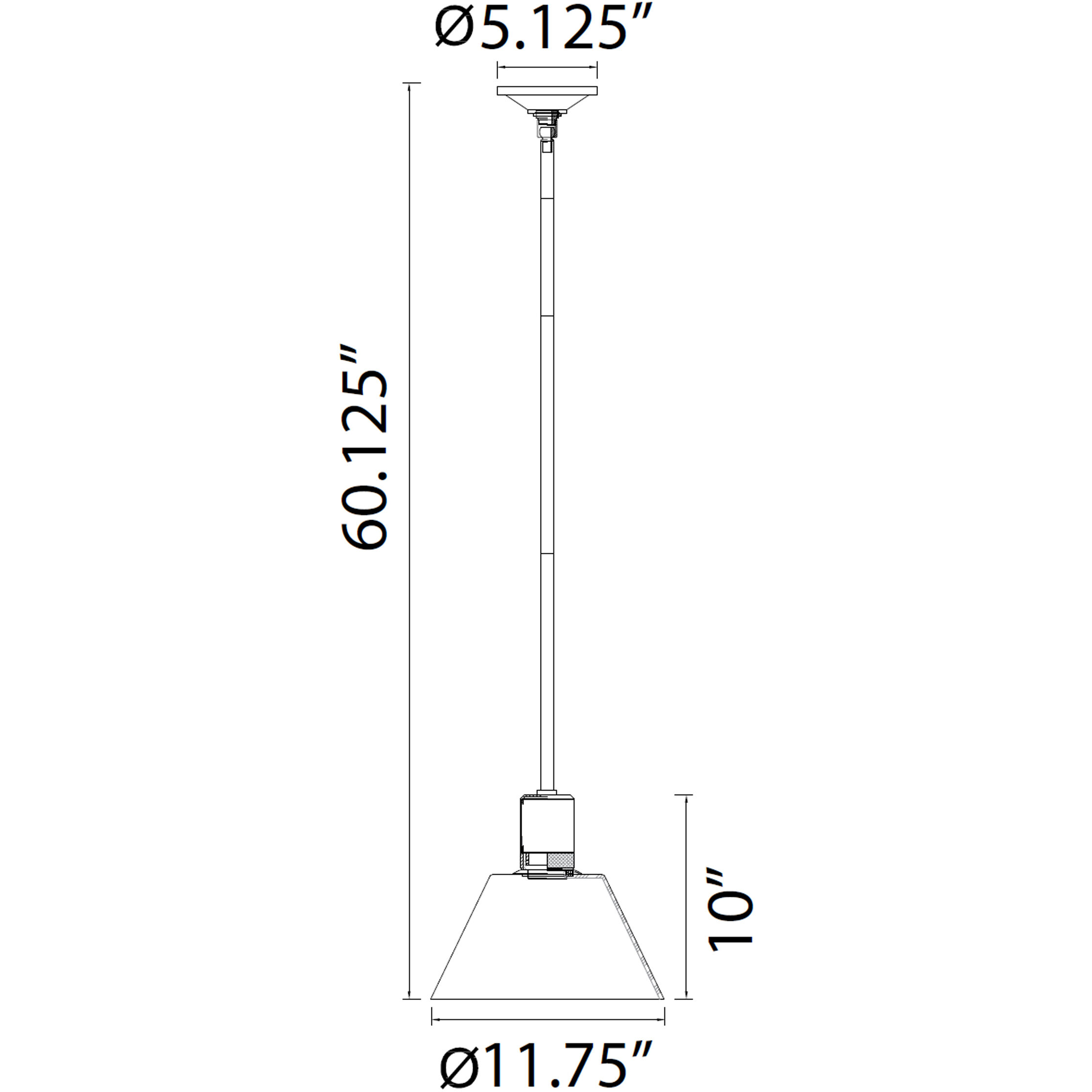 Zigrina 1 Light 11.75 inch Satin Brushed Black with Aged Brass Pendant Ceiling Light