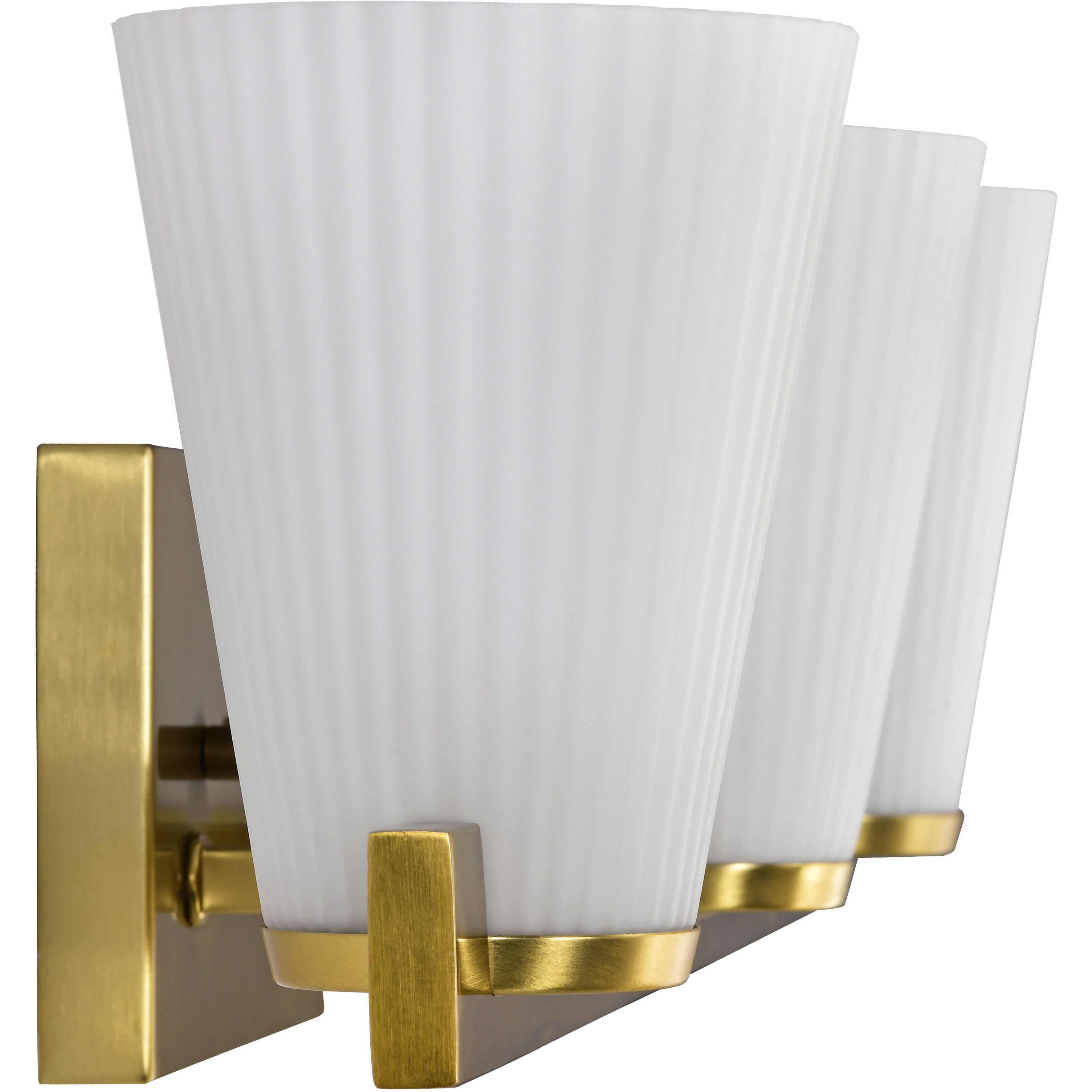 Royale 24 inch Burnished Brass Vanity Wall Light