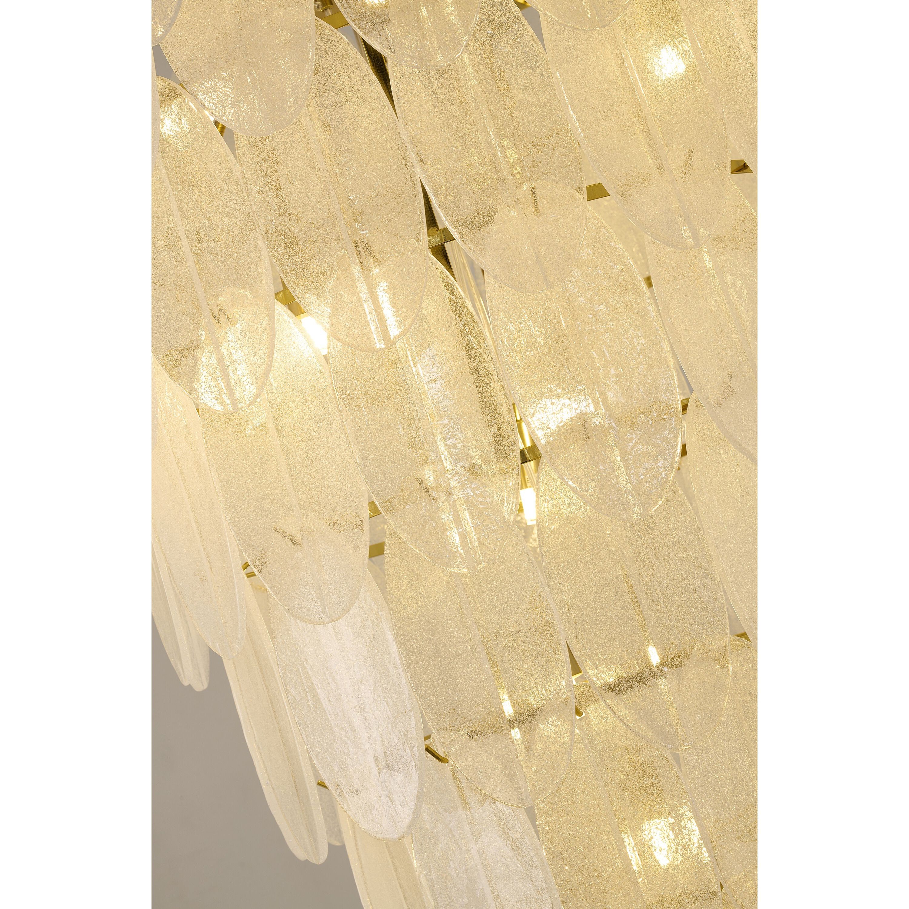LA Series 12 Light 33 inch Brass Chandelier Ceiling Light