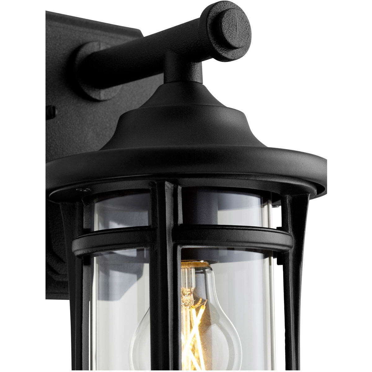 Haley 1 Light 13 inch Noir Outdoor Wall Lantern