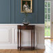 Ashby Demilune Console Table with Storage in Antique Cherry