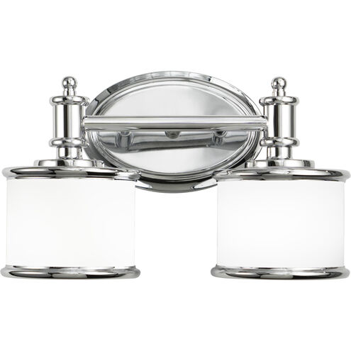 Carlisle LED 13.75 inch Chrome Bathroom Light Wall Light