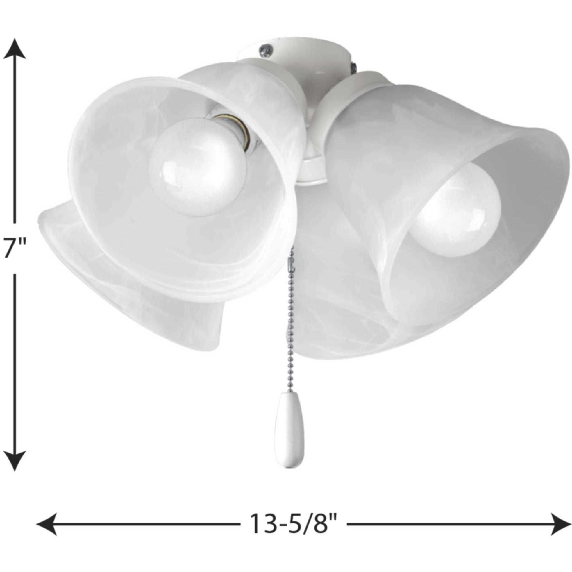 AirPro LED White Fan Light Kit