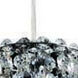 Milieu Mini Pendant 1 Light 5.5 inch Chrome Mini Pendant Ceiling Light in Firenze Clear with Crystal Blue AB Accents
