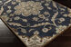 Caesar 96 X 96 inch Ink Blue/Ivory/Medium Gray/Sage/Tan/Denim Handmade Rug in 8 Ft Square, Square