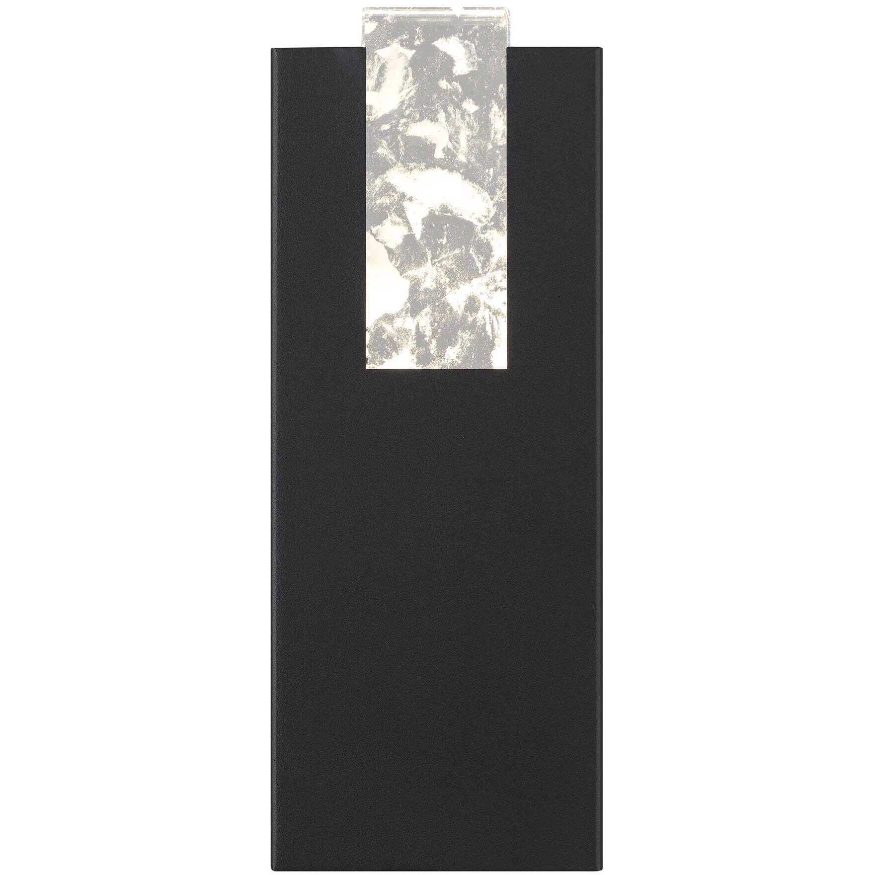 Mille LED 12.88 inch Sand Black Outdoor Wall Sconce